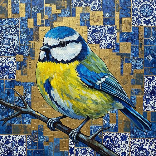 Blaumeise von Karin van Bylevelt