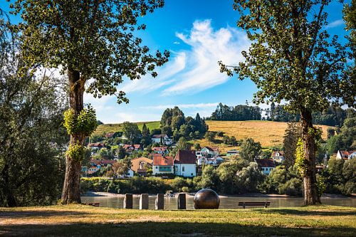 Vue de Passau 1 de 3 | Planet Road | River Inn | Allemagne | photoprint