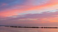 Sonnenaufgang über dem Wattenmeer von Henk Meijer Photography Miniaturansicht