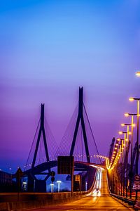 Köhlbrandbrücke zur Abendstunde
