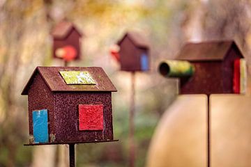 Vogelhuisjes van Rob Boon