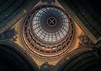 Church dome from unique point of view.