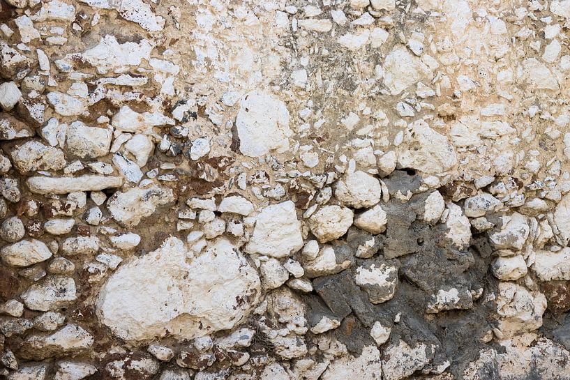 Detail of old bricked-in wall by Yke de Vos