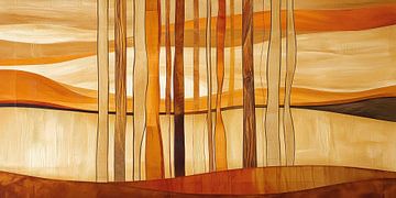 Modern abstracte vormen van Imagine