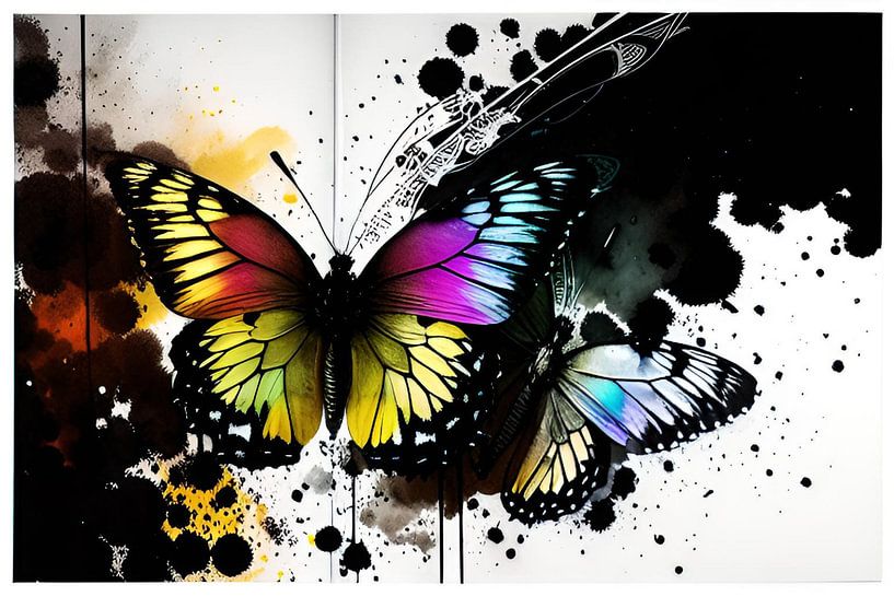 Vleugels van kleur: een eerbetoon aan de schoonheid van vlinders van ButterflyPix