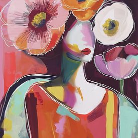 La floraison en couleurs III sur Bianca ter Riet