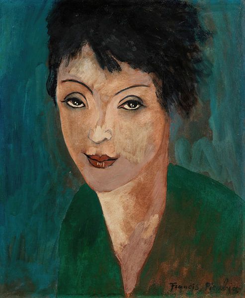 Francis Picabia - Kopf einer Frau (circa 1942) von Peter Balan