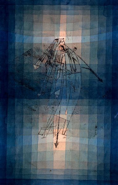 Tanz der Motte, Paul Klee von Meesterlijcke Meesters