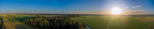 Goedemorgen Roosendaal (luchtfoto, zonsopkomst)