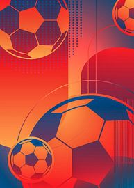 Voetbal Voetbal Kicker van FotoKonzepte