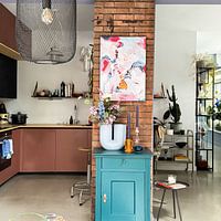 Photo de nos clients: La joie de vivre dans des couleurs lumineuses d'une beauté enchanteresse - art abstrait moderne par Susanna Schorr, sur ArtFrame