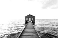 Zwart wit foto van het iconische boot huis in Perth, Australie van Guido Boogert thumbnail