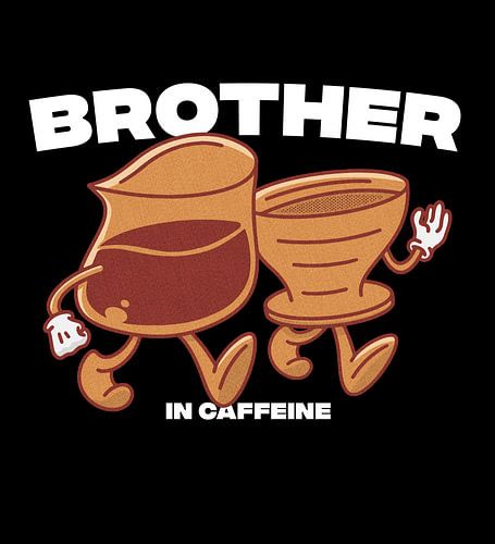 Mascotte Vintage Caffeine Brother