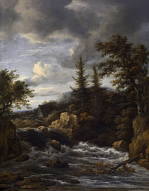Jacob van Ruisdael, Waterfall in Norway by Atelier Liesjes