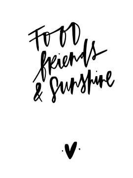 Food, friends & sunshine sur Katharina Roi