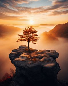 Sonnenaufgang in den Bergen