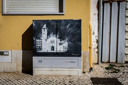 Straatkunst in Armação de Pêra