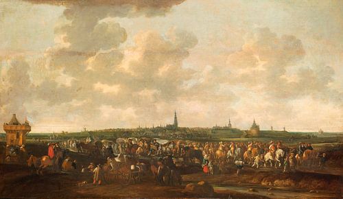 Vertrek van de Spaanse bezettingstroepen uit Breda, 10 oktober 1637, Hendrick de Meijer