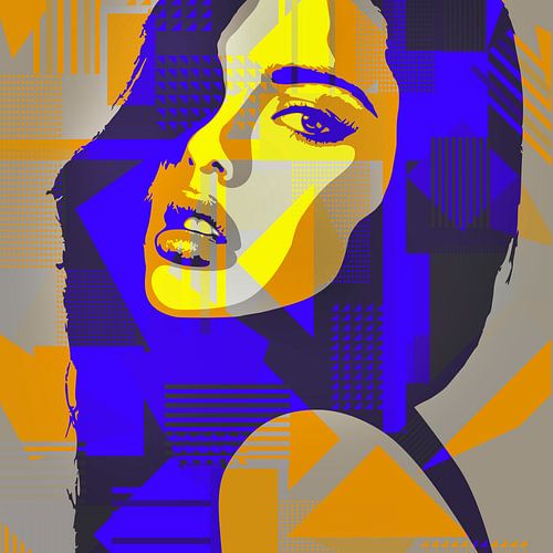 Das Mädchen mit den gemusterten Haaren