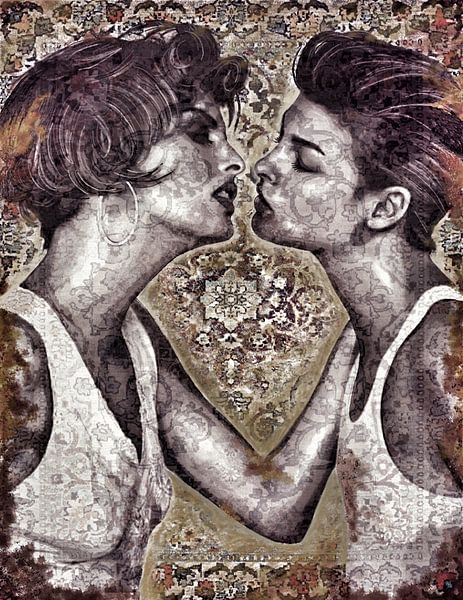 Sentez l'amour, sentez-vous libre 2 par KleurrijkeKunst van Lianne Schotman