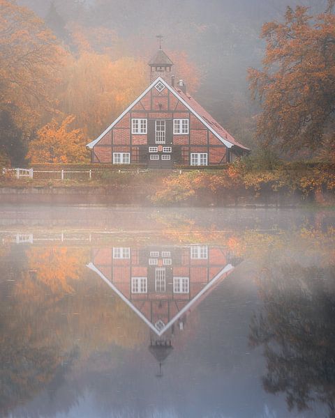 Autumn idyll at the copper pond by Oliver Preuss