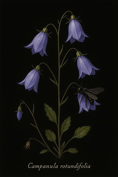 Rundblättrige Glockenblume - Campanula rotundifolia von Bert Quaedvlieg