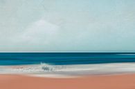 Abstrakte Strandszene von Dirk Wüstenhagen Miniaturansicht