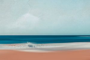 Scène de plage abstraite