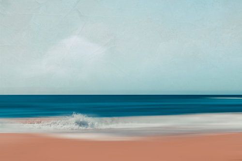 Abstract beach scene