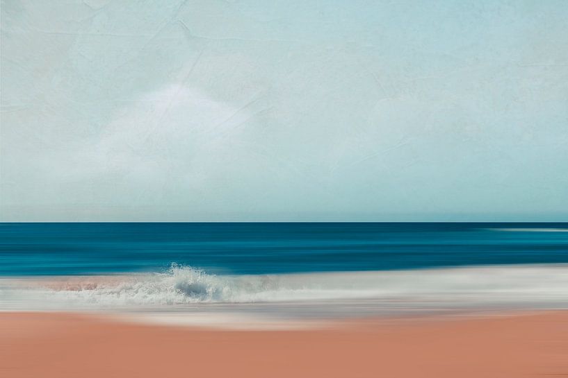 Abstrakte Strandszene von Dirk Wüstenhagen