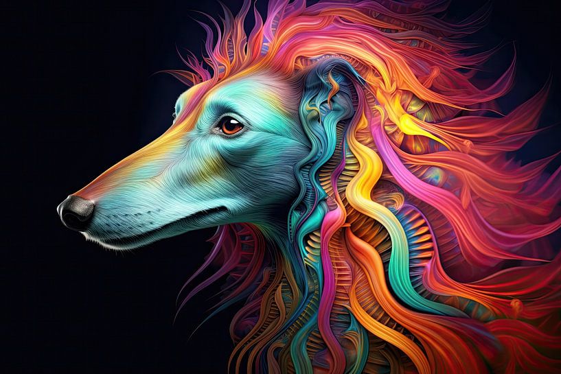 Surrealistic Visions of Psychedelic Dogs by New Visuals