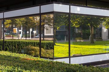 Weerspiegeling natuur Prinses Beatrixkwartier van Cobi de Jong