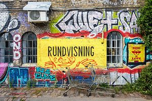 Guided tour of free state Christiania, Copenhagen in Denmark