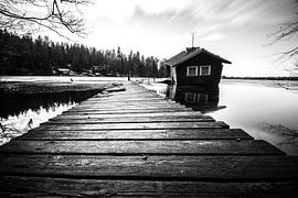 Drunken sauna Finland by Stijn Vanoverbeke