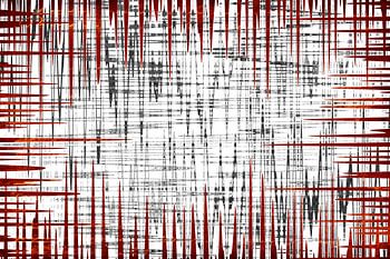 Grafische patronen: zigzag in rood en zwart