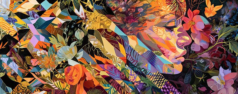 Fleur vivante abstraite par Caprices d'Art
