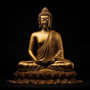 Goldener Buddha von The Xclusive Art