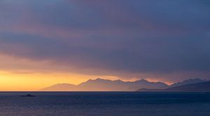 Sonnenuntergang in Albanien