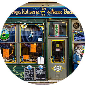 Etalage in de wijk San Telmo in Buenos Aires Argentinië