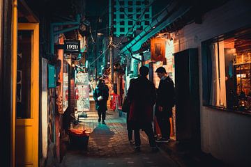 Hidden alleys in Seoul by Mickéle Godderis