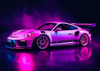 Porsche 911 GT3 RS Neon 2