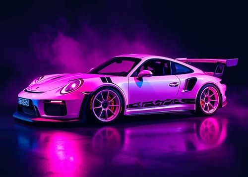 Porsche 911 GT3 RS Neon 2 von MIROKKU