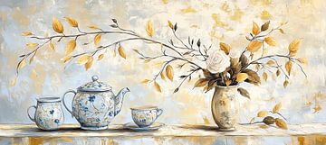 Tea Bloom by Eye catching paintings