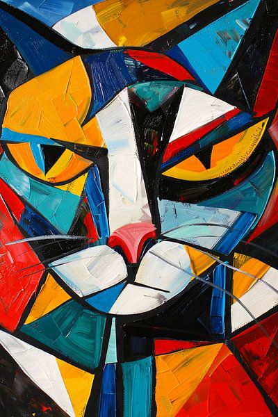 Cat - Cubism by Poster Art Shop
