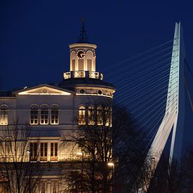 Het Wereldmuseum en de Erasmusbrug sur Ronald Kleine