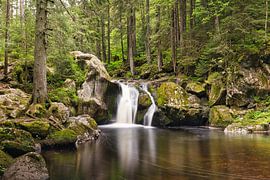 Beautiful waterfall in the Black Forest by Hans-Bernd Lichtblau