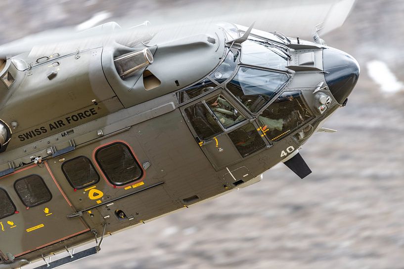 Schweizer Eurocopter AS 532UL Cougar (T-340). von Jaap van den Berg