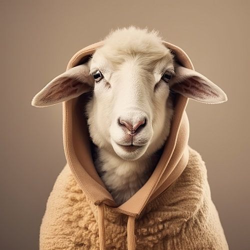 Portret van een schaap