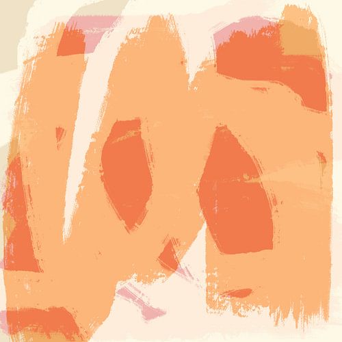 Dromenland. Heldere pastels. Nieuw begin kleurrijk landschap II