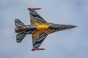 Belgische F-16 Demo Team met de X-Tiger.